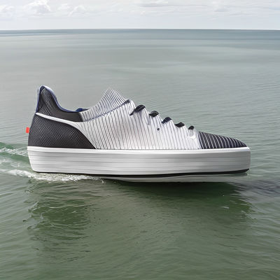 ダークグレー エコフレンドリー レディースシューズ レザー フラット スリップ 女性用シューズ